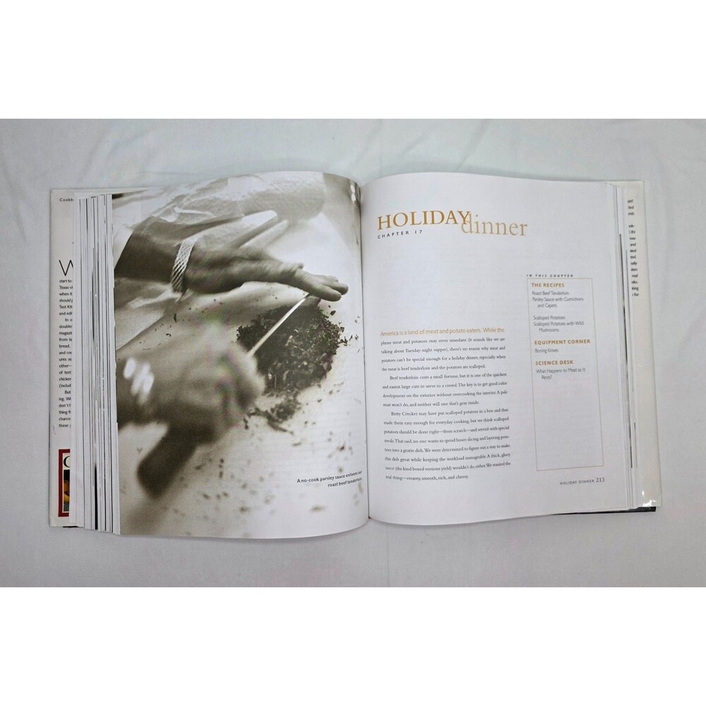 Here in America's Test Kitchen Cookbook | 2003 Cook's Illustrated | Hardcover - Picture 16 of 16